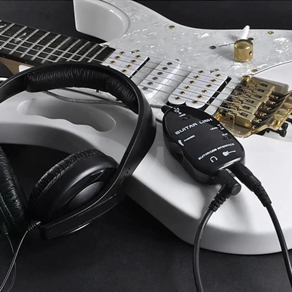 Audio Music Link - Guitarra elétrica para interface usb link