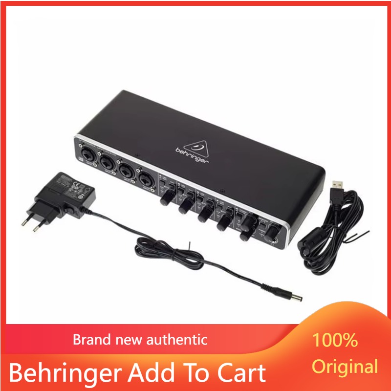 Audio Interface Usb - Placa de Som Behringer UMC404HD 2026