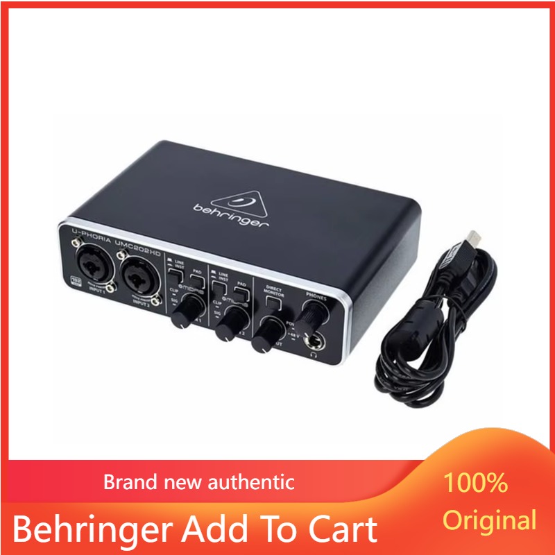 Audio Interface Usb - Interface de Áudio USB Behringer U-Phoria