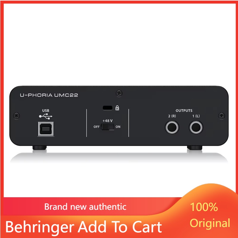 Placa de Som Behringer UMC22,  - Audio Interface Usb avaliação e preço