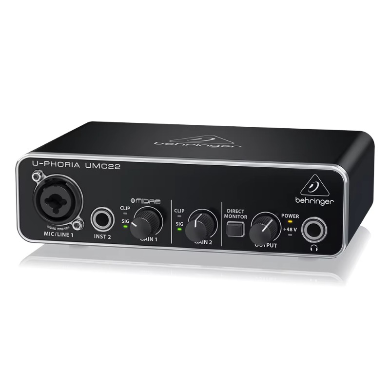 Placa de Som Behringer UMC22,  - Audio Interface Usb avaliação e preço