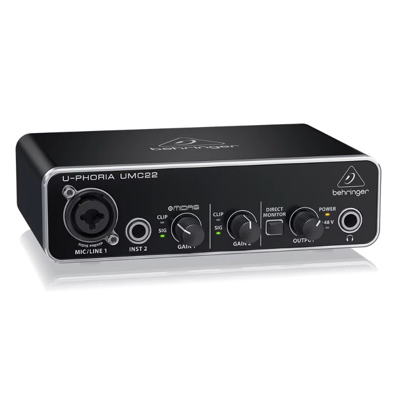 Placa de Som Behringer UMC22,  - Audio Interface Usb avaliação e preço