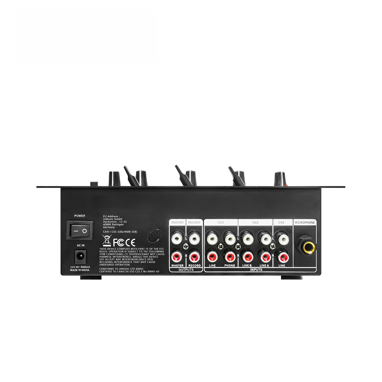 Mixer DJ de 4 Canais, Console  - Audio Interface Usb avaliação e preço