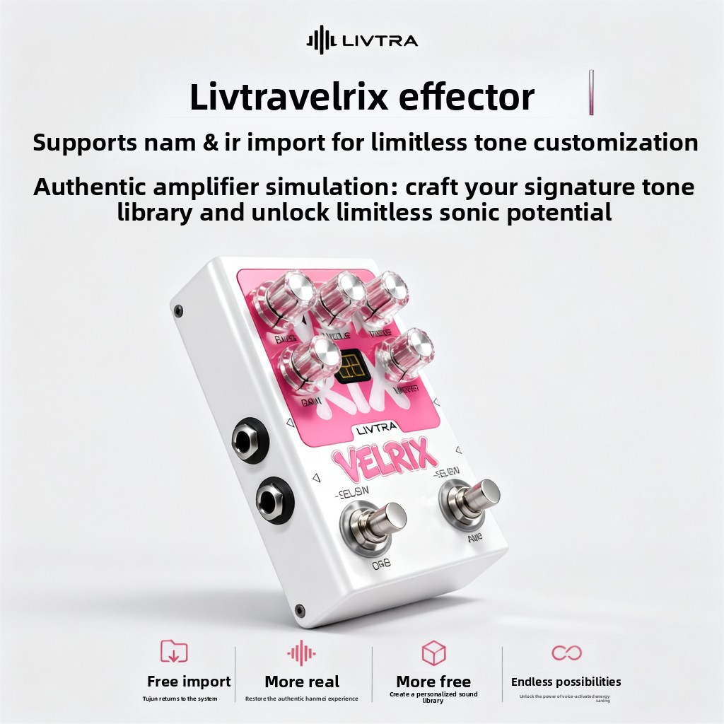 Pedal de amplificador LIVTRA V - Audio Interface Usb avaliação e preço