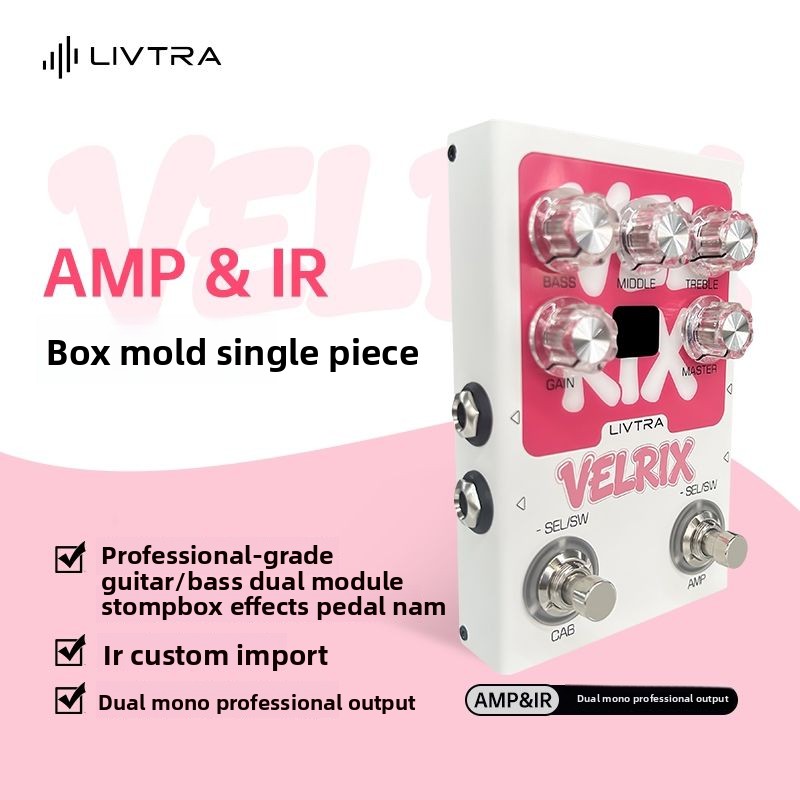Pedal de amplificador LIVTRA V - Audio Interface Usb avaliação e preço