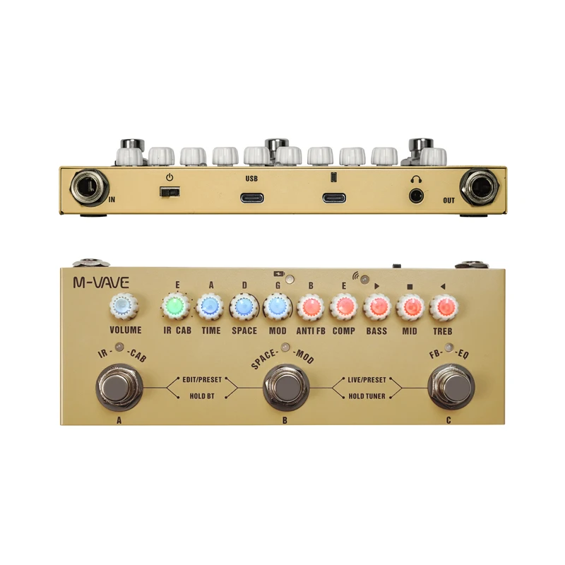 Processador de Guitarra Acústi - Audio Interface Usb avaliação e preço