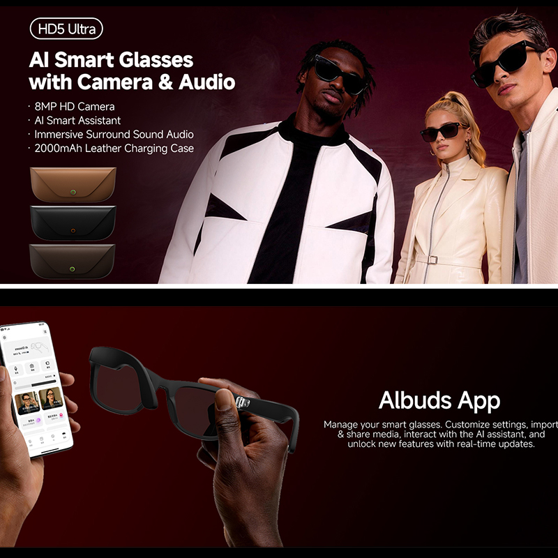 Novos Óculos Inteligentes com  - Audio Music Recognition avaliação e preço