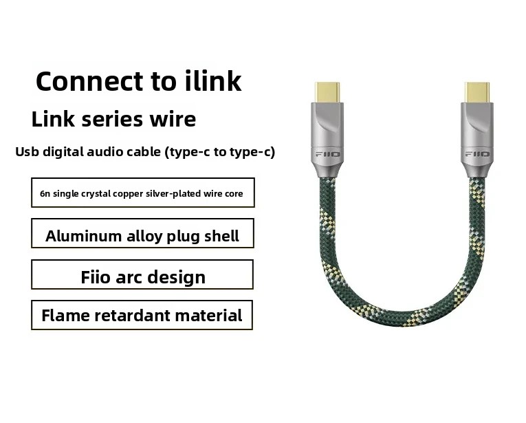 Cabo de Áudio HiFi FiiO LINK T - Audio Music Link avaliação e preço