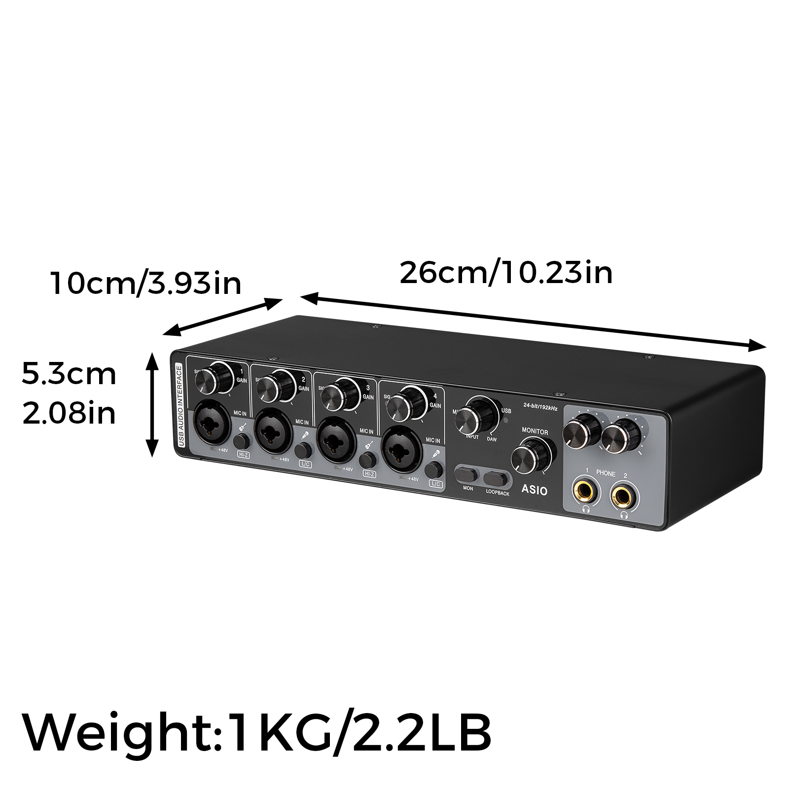Preços de fábrica MQ44 Profess - Audio Interface Usb avaliação e preço