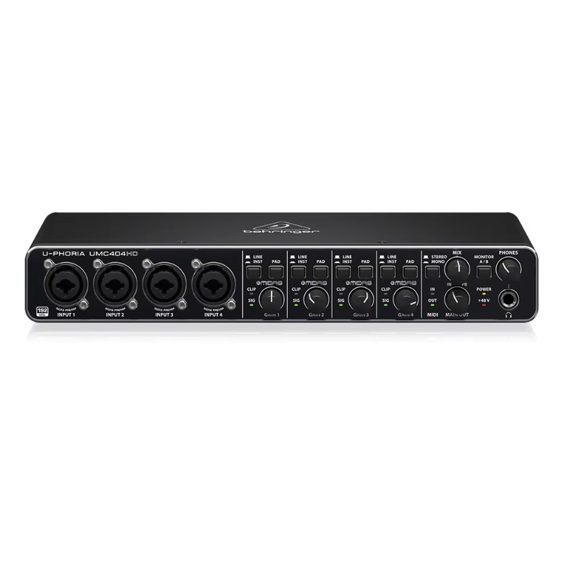 Placa de Som Behringer UMC404H - Audio Interface Usb avaliação e preço